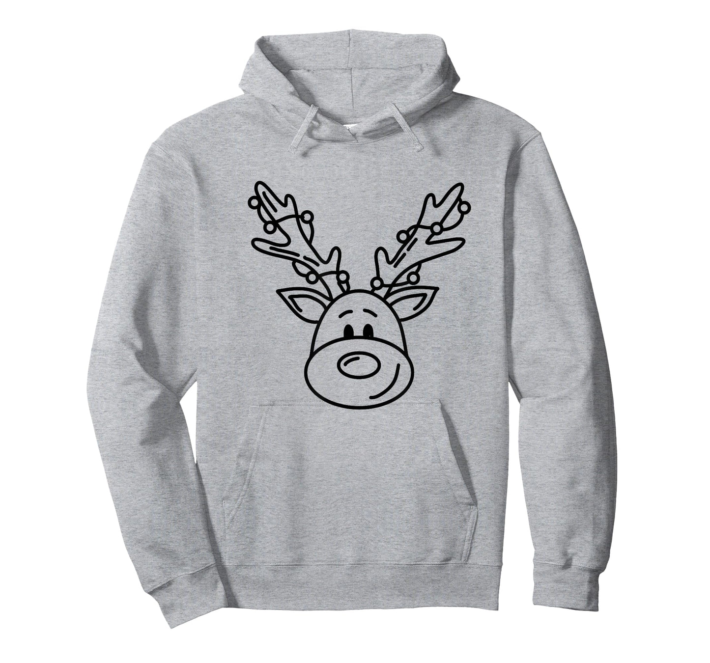 Christmas Funny Reindeer Color Your Own Craft for Kids T-Shirt