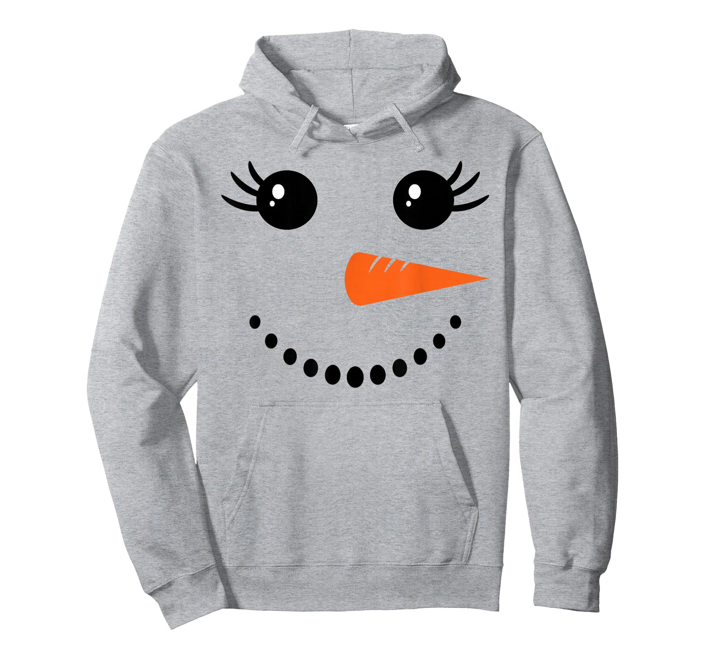 Snowman Girl Face for Girls Christmas Winter T-Shirt
