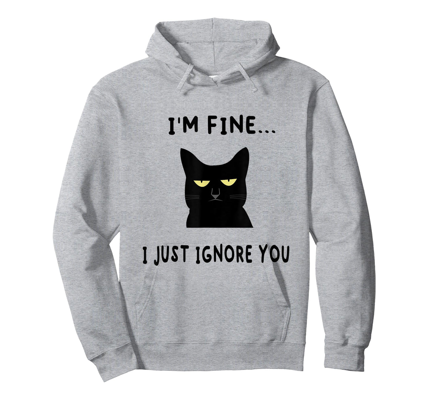 I'm Fine I Just Ignore You Funny Kitten Cat Lover Gift T-Shirt