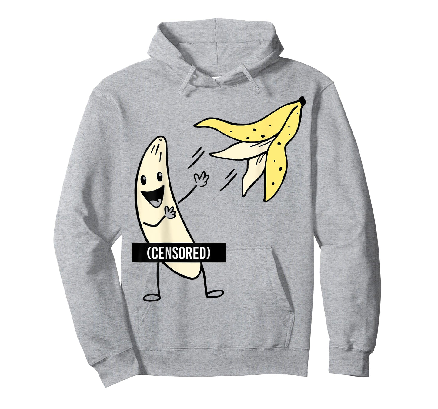 Censored Banana Throwing Off His Peel T-Shirt