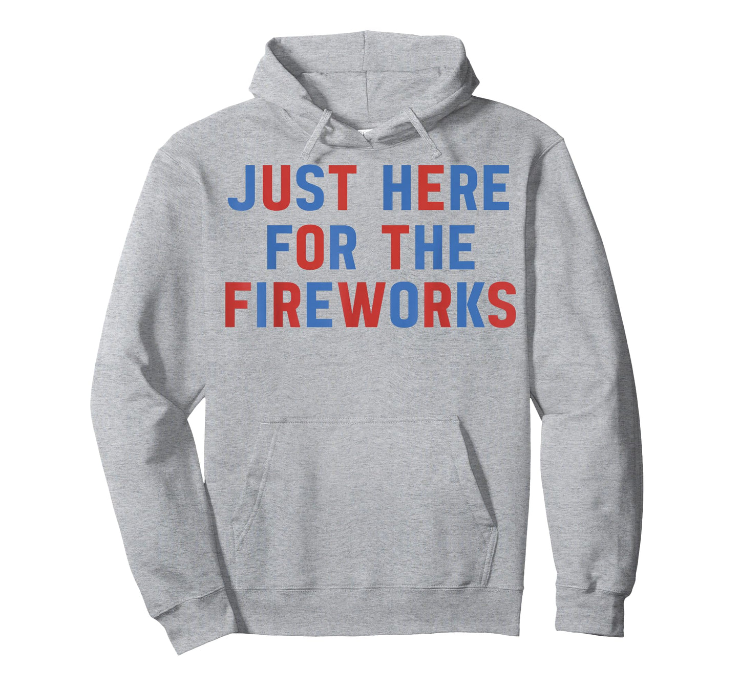 Just Here for The Fireworks Couple Matching Funny 4th July T-Shirt