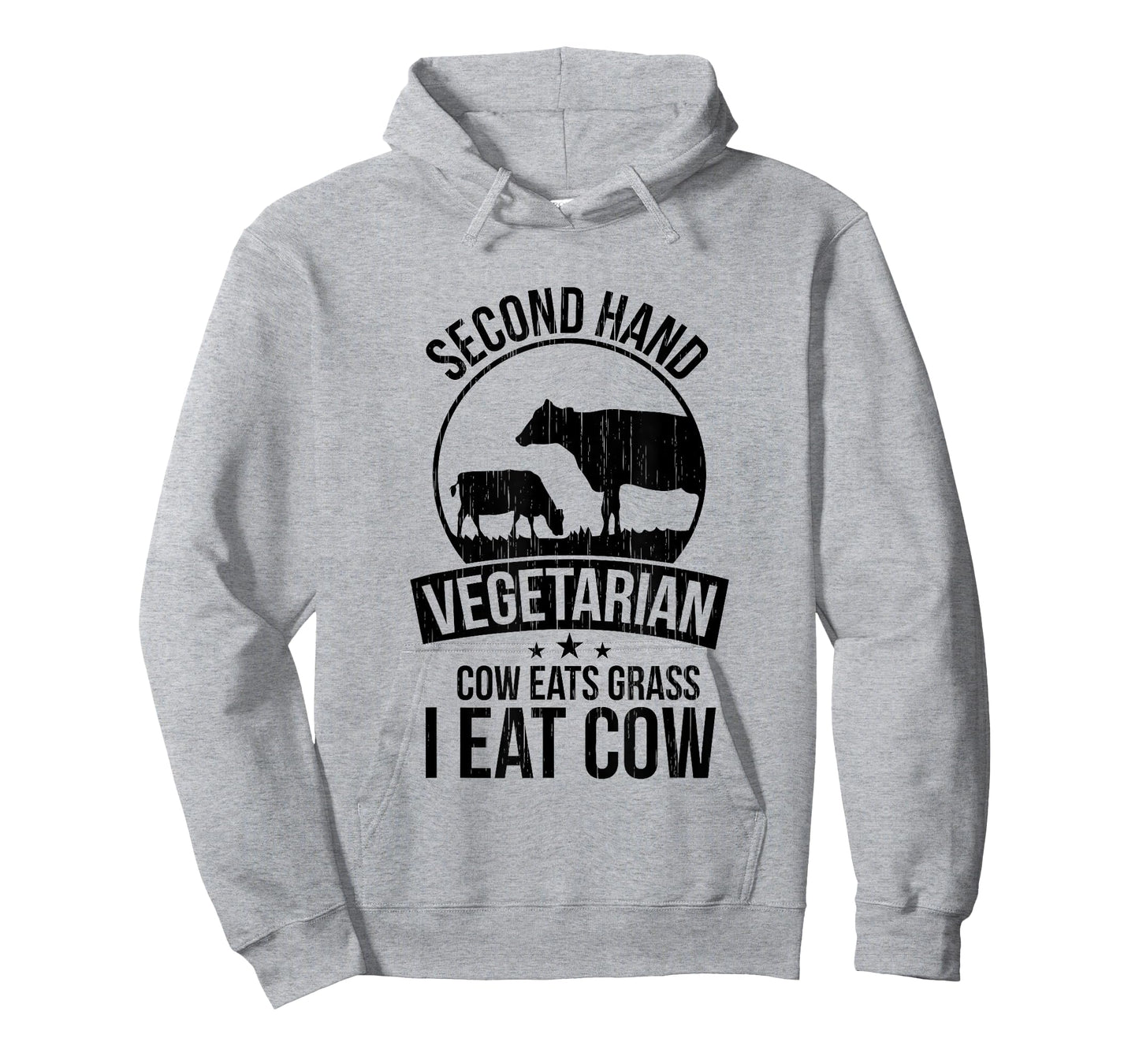 2nd Hand Vegetarian Shirt Funny Carnivore BBQ Meat Eater T-Shirt