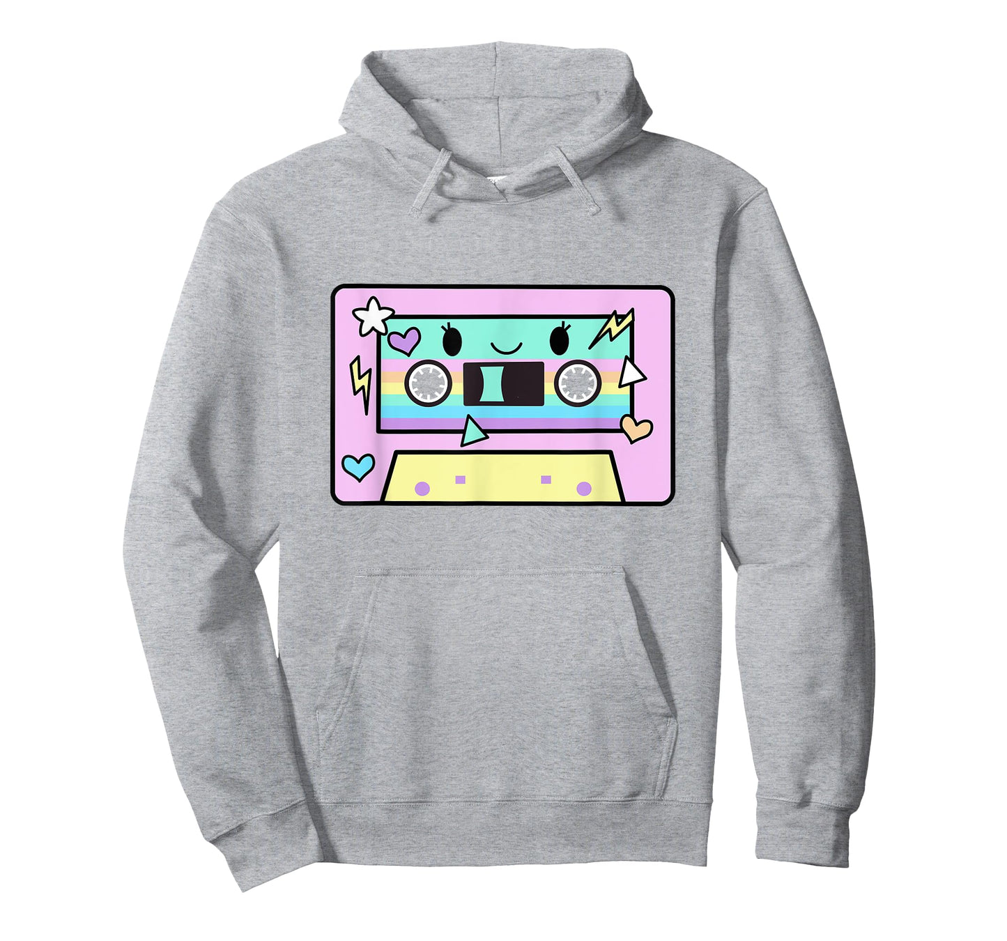 Cassette Tape Shirt Women Cute Kawaii Pastel Colors 80's T-Shirt