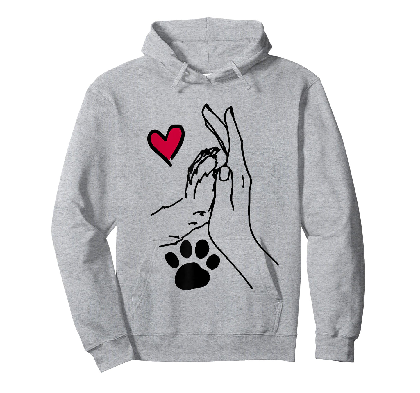 Human And Dog Or Cat Paw High Five Dog Human Friendship T-Shirt
