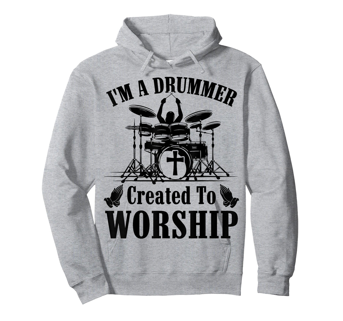 I'm A Drummer Created To Worship Drumming Jesus Christian T-Shirt
