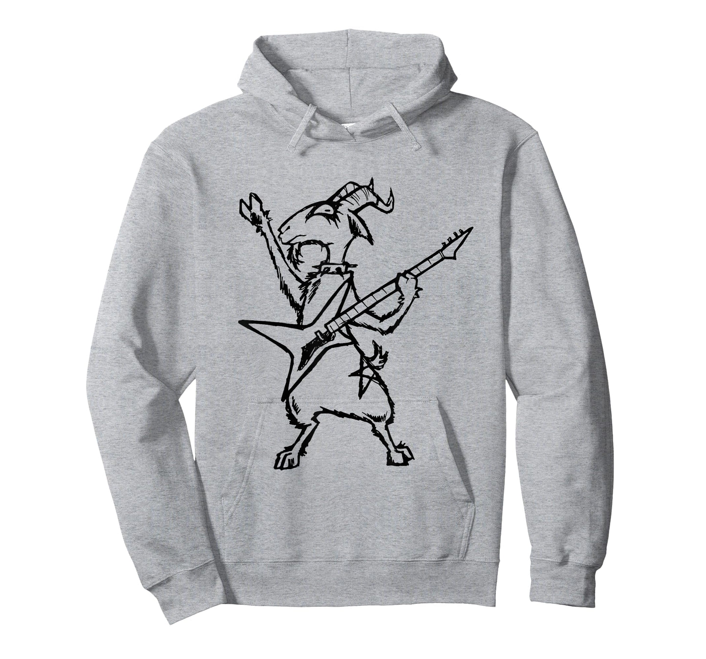 Heavy Metal Band Goat Guitarist Guitar Playing Gothic Gift T-Shirt
