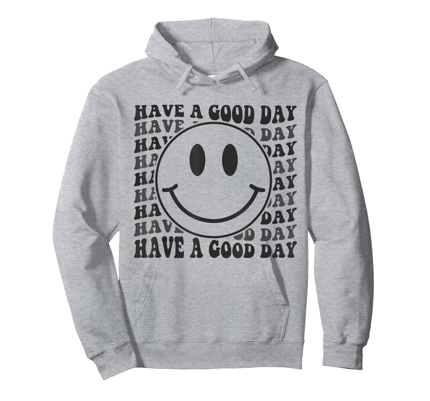 Retro Have A Good Day Happy Face Checkered Smile Face Trendy T-Shirt
