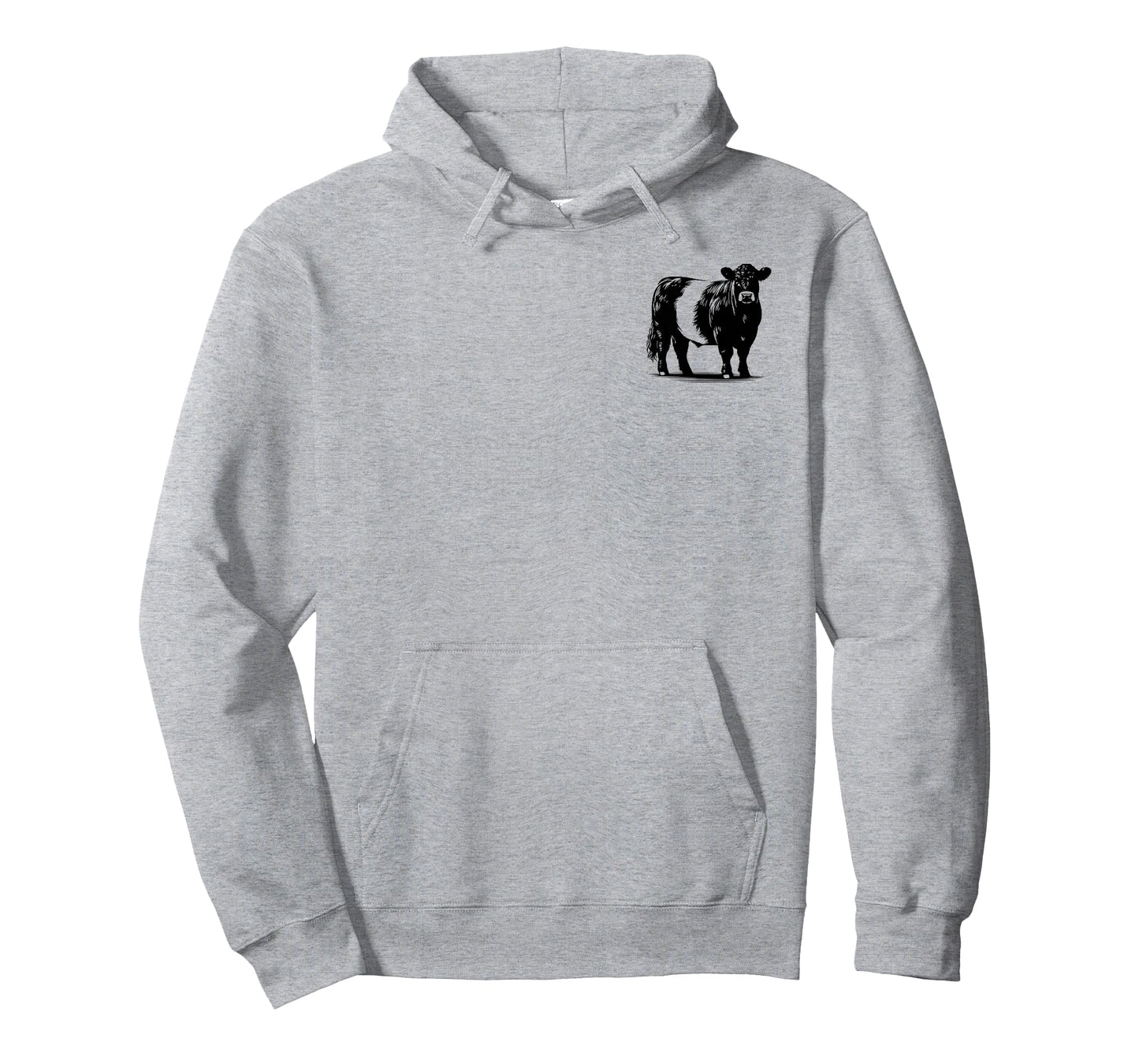 Cow Farmer Breeder - Monochromatic Belted Galloway Cattle T-Shirt