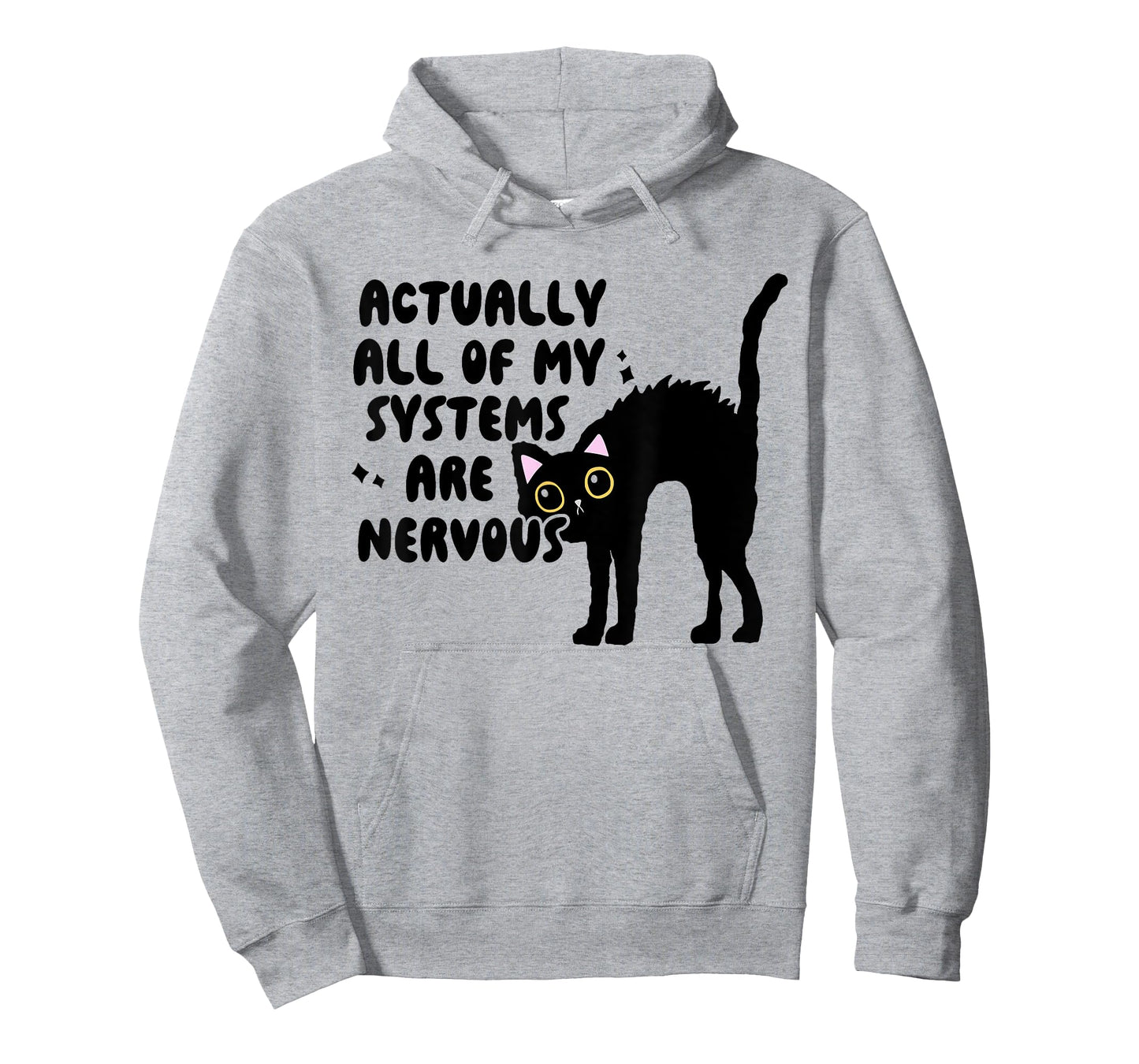 Actually All Of My Systems Are Nervous, Meme For Women T-Shirt