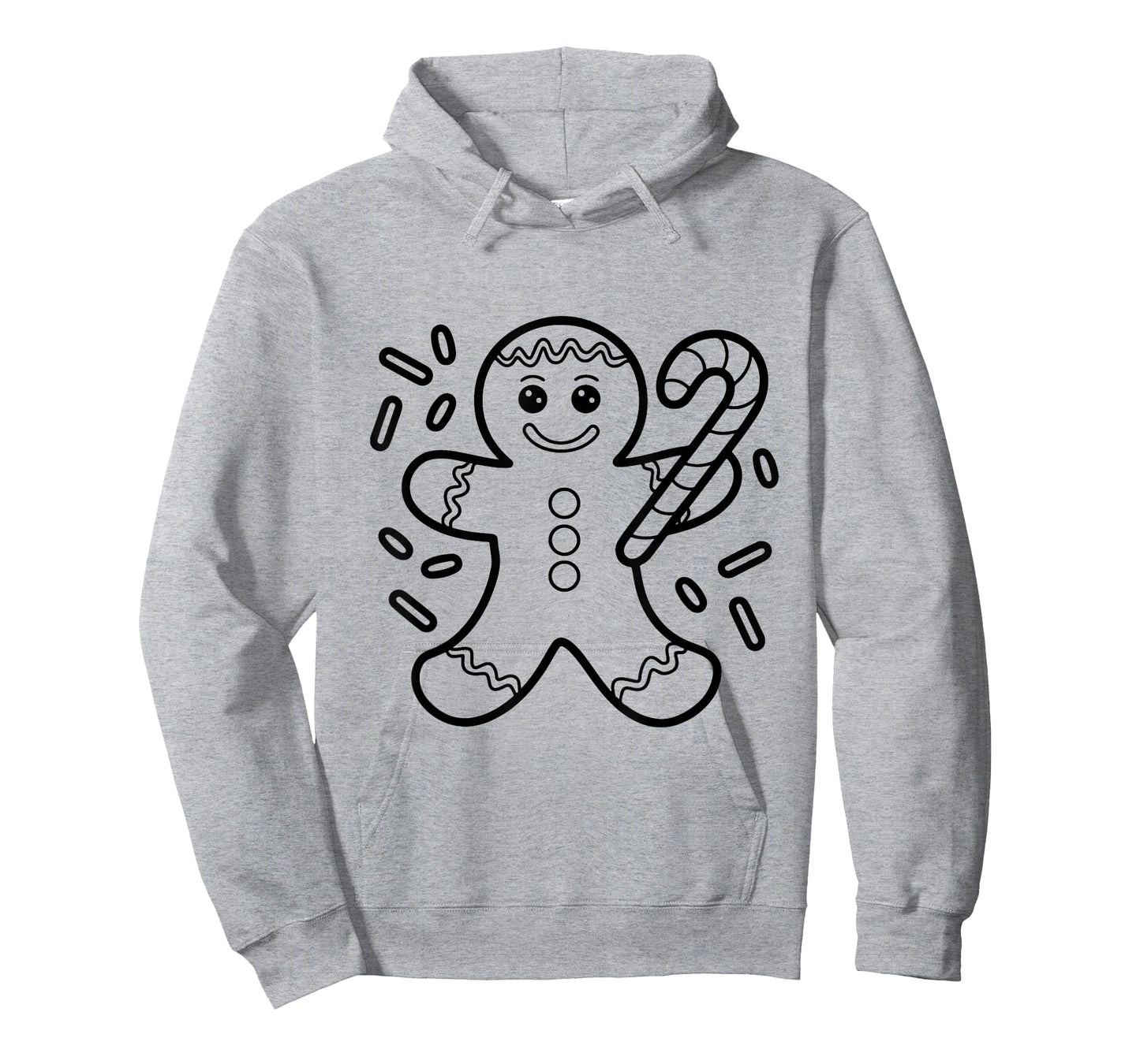 Christmas Gingerbread Man Color Your Own Craft for Kids T-Shirt