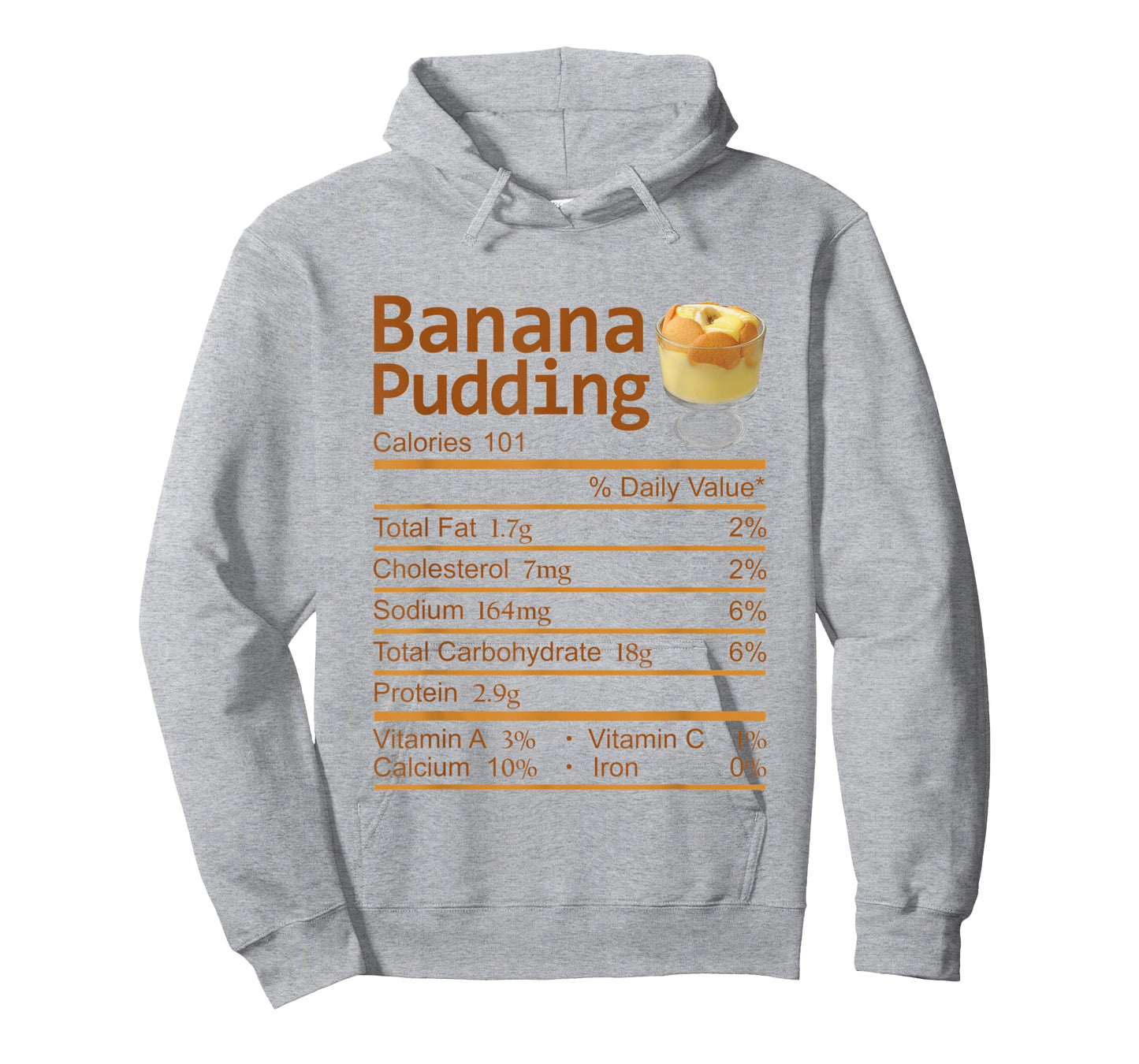 Banana Pudding Nutrition Facts Thanksgiving Costume T-Shirt