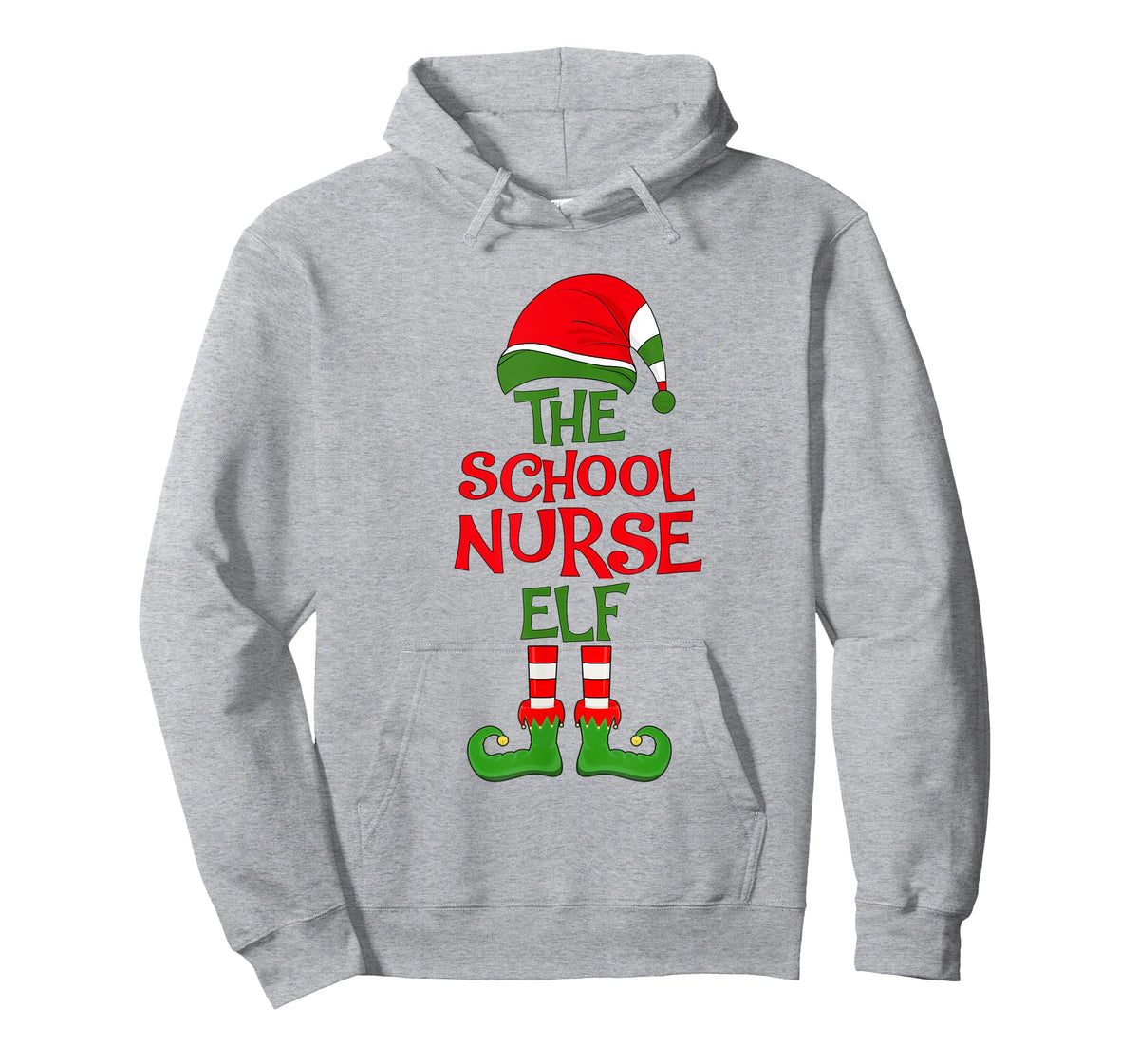 The School Nurse Elf Christmas Group Matching Holiday Party T-Shirt