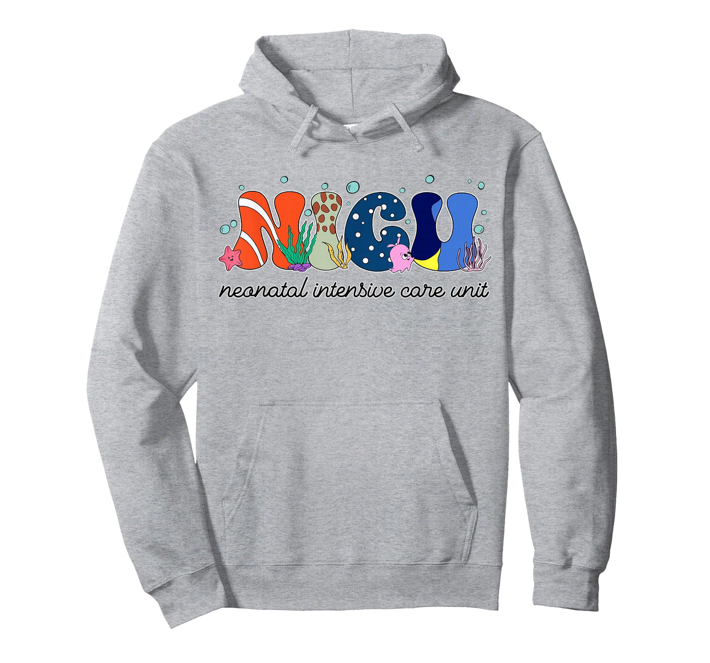 NICU Nurse Sea Animal Neonatal Intensive Care Unit Nursing T-Shirt