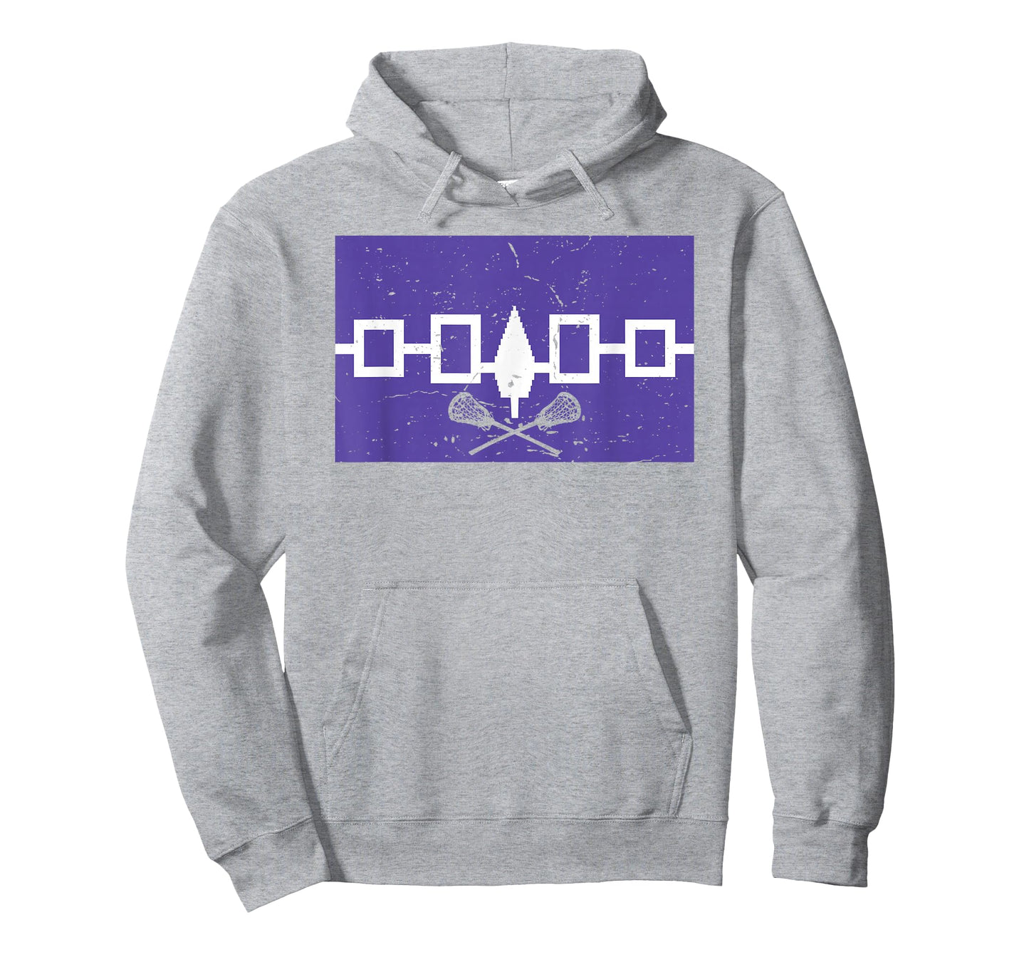 Haudenosaunee Flag Lacrosse T-Shirt
