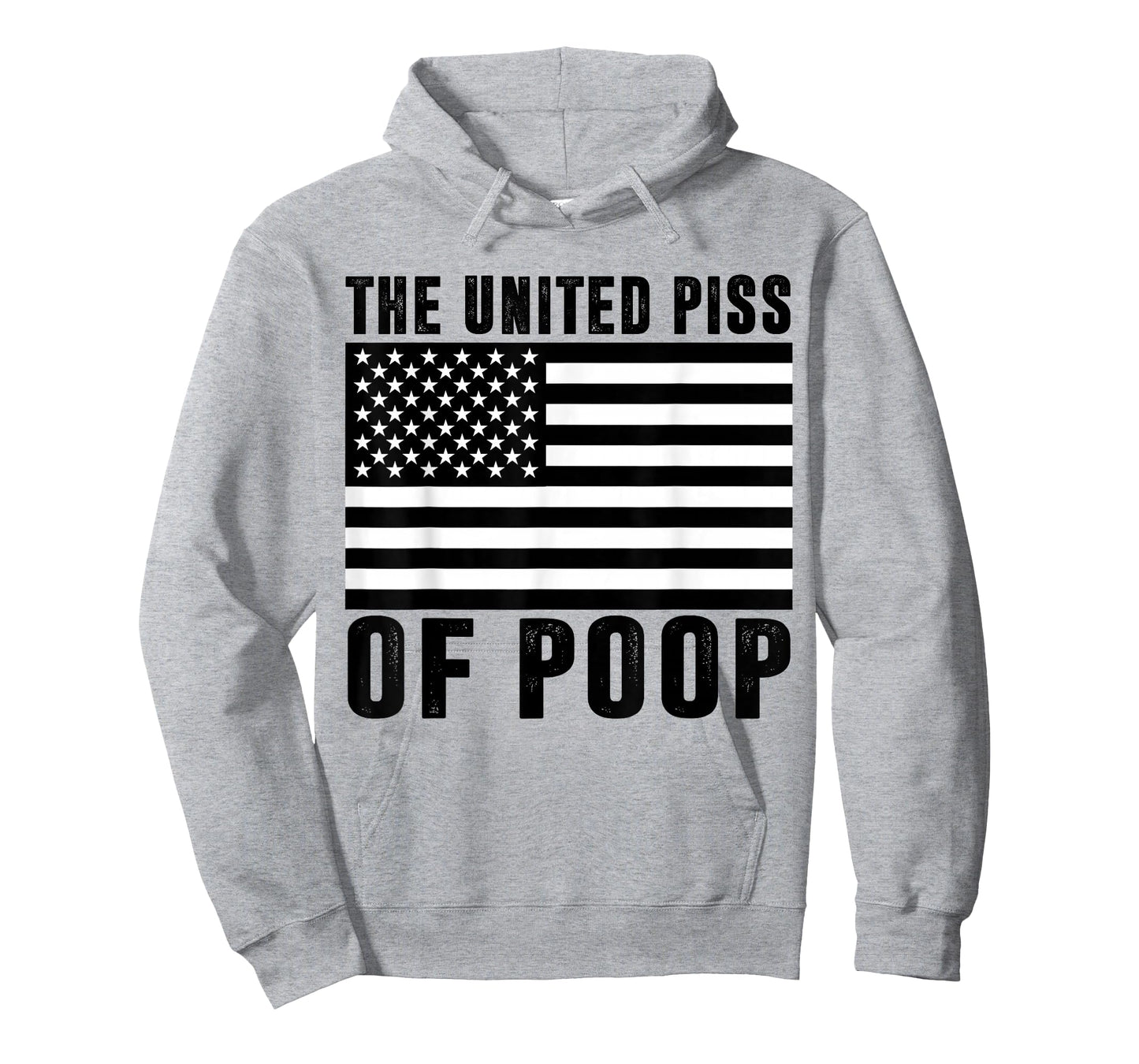 The United Piss Of Poop American Flag 4th Of July Jokes T-Shirt for Women Men