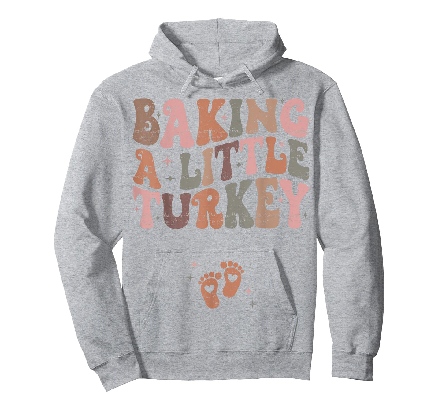 Baking A Little Turkey Thanksgiving Pregnancy Announcement T-Shirt
