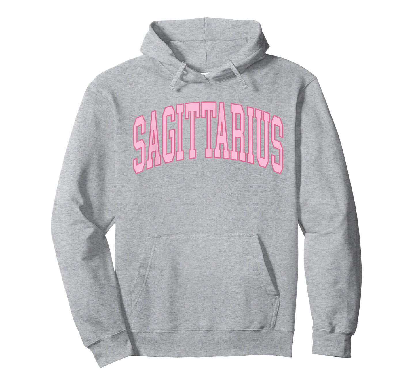 Sagittarius Zodiac Horoscope Pink Preppy Throwback Womens T-Shirt