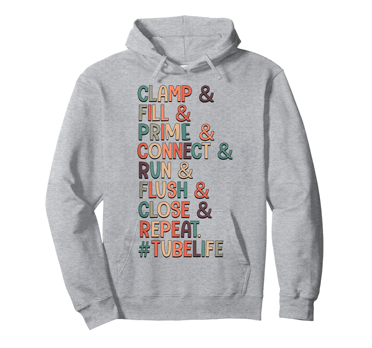 Clamp & Fill & Prime & Connect Tubie Mom Tube Feeding T-Shirt