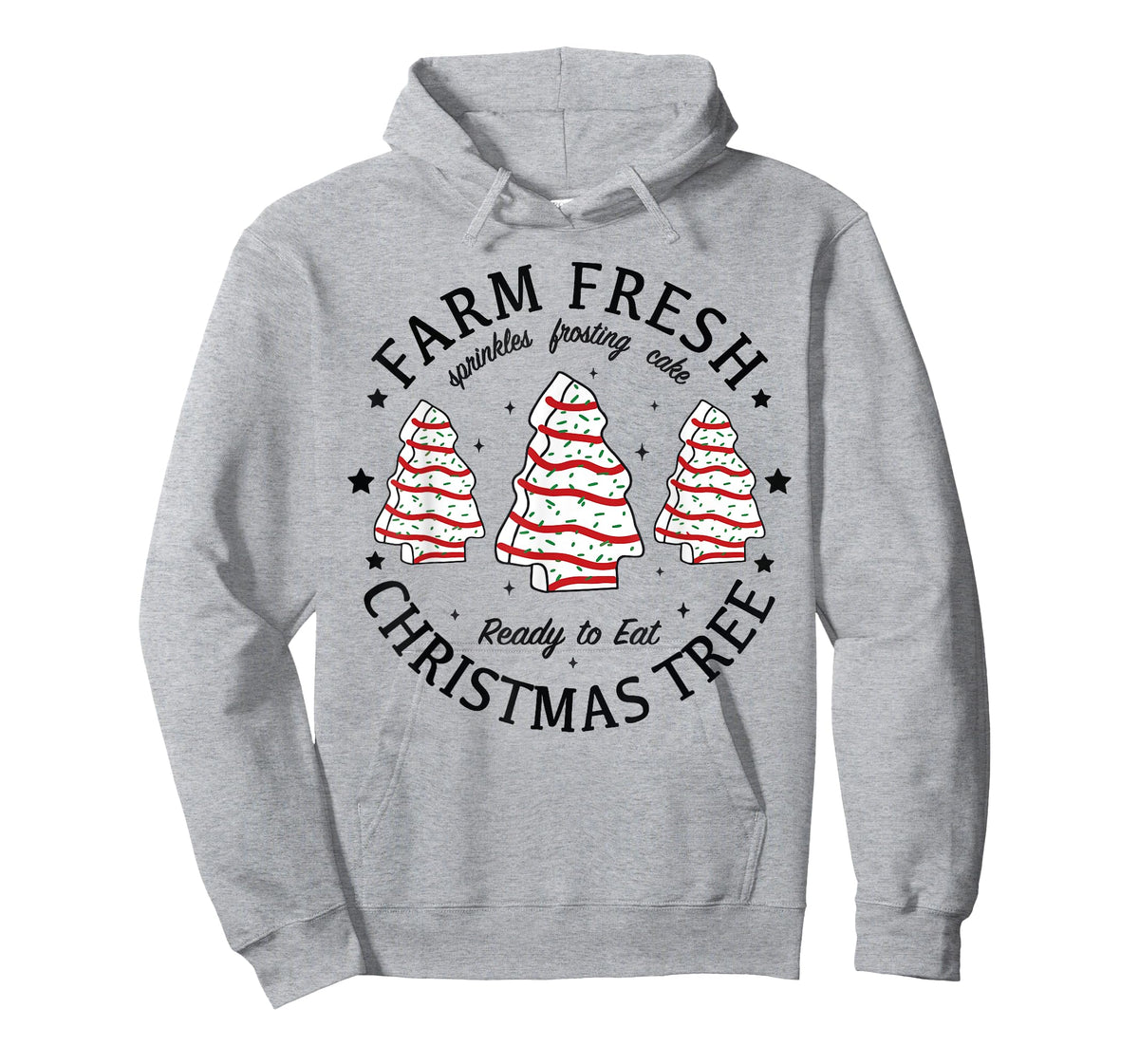 Farm Fresh Ready To Eat Christmas Tree Xmas Tree Cake T-Shirt