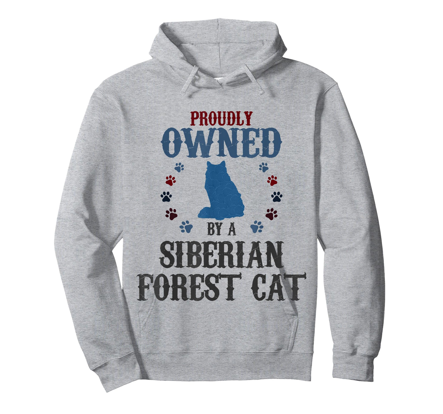 Proudly Owned By A Cat - Father Mother Siberian Forest Cat T-Shirt