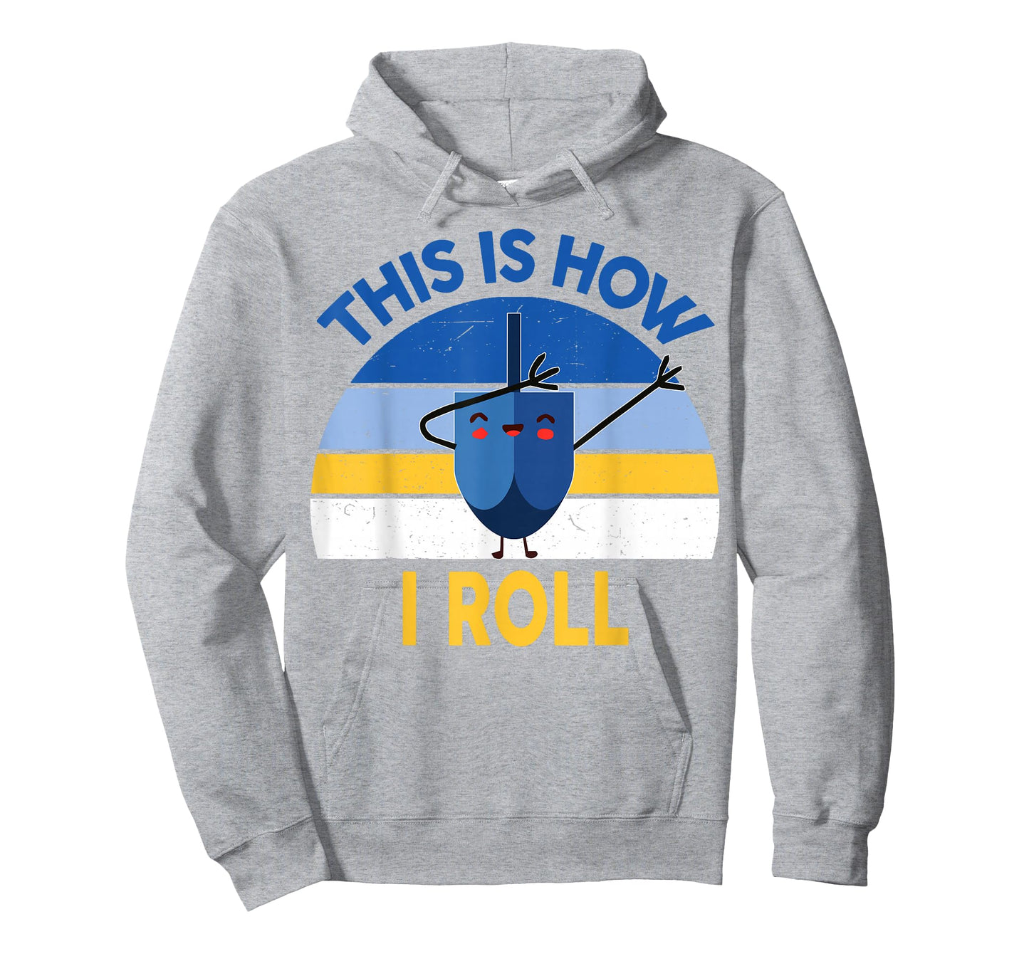 Hanukkah This Is How I Roll Dabbing Kids Toddler Boys Teens T-Shirt