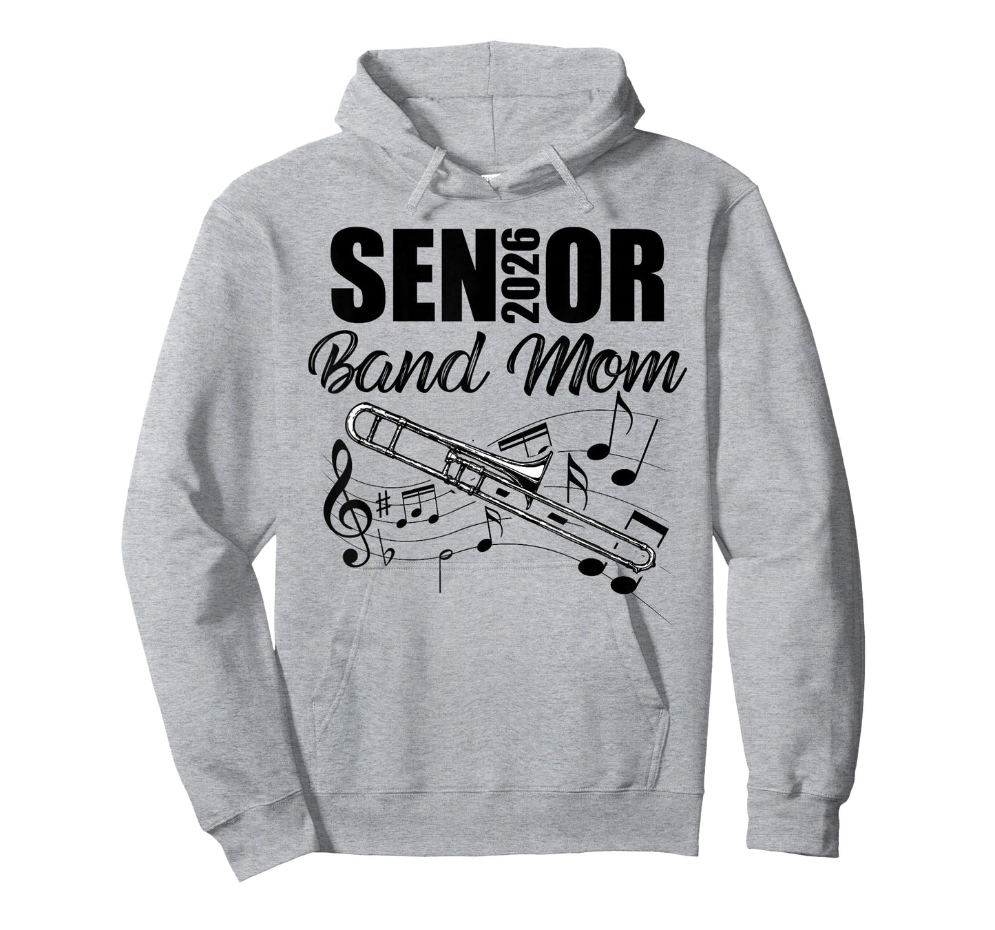 Senior Band Mom 2026 Marching Band Class of 2026 Trombone T-Shirt
