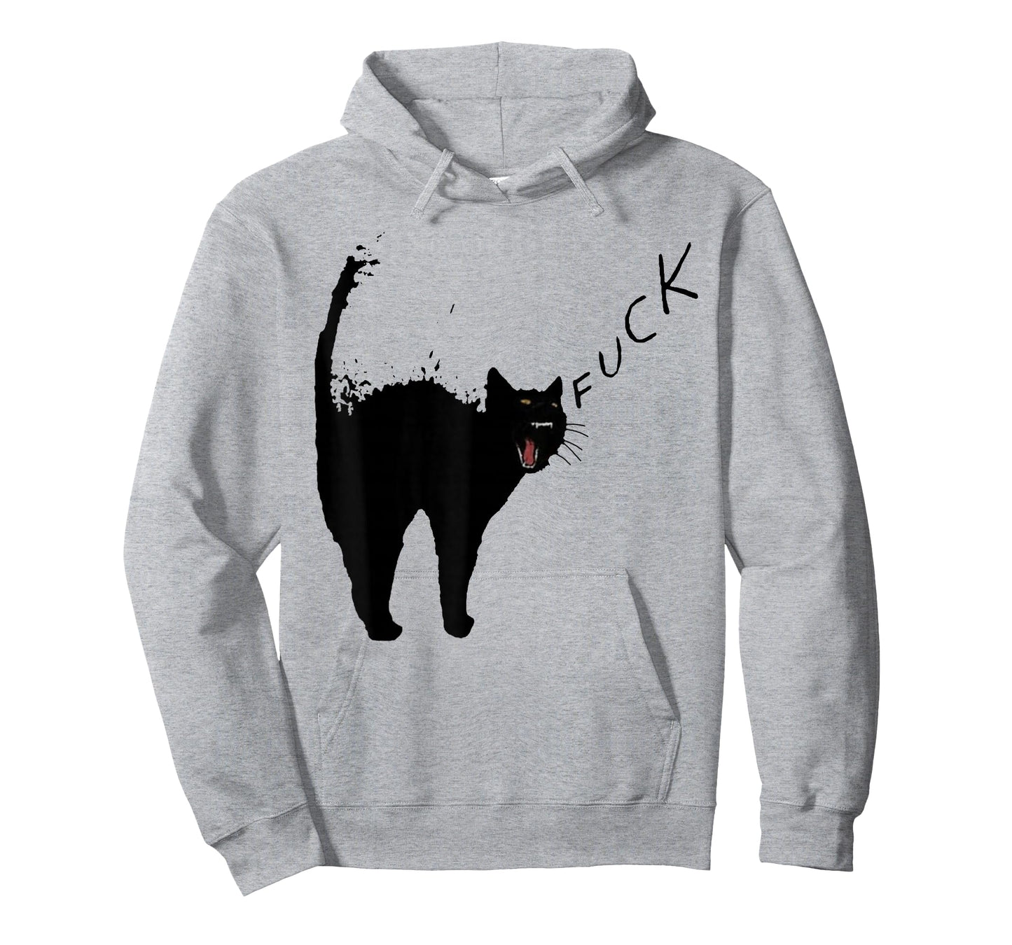Angry - Black Cat - Fuck Yelling Art T-Shirt