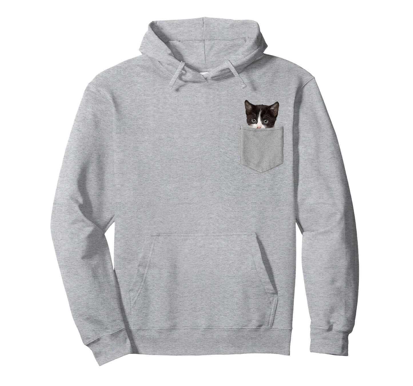 Cute Cat Peeking in Pocket T-Shirt Cat Lover Tshirts T-Shirt