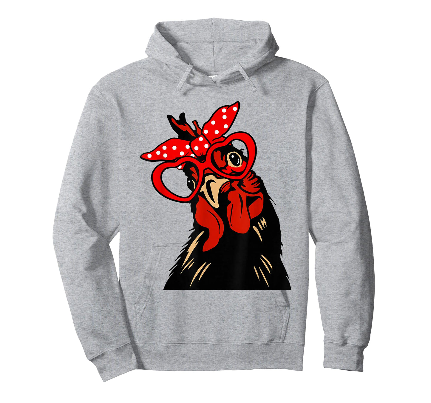 Chicken with bandana headband and glasses cute T-Shirt