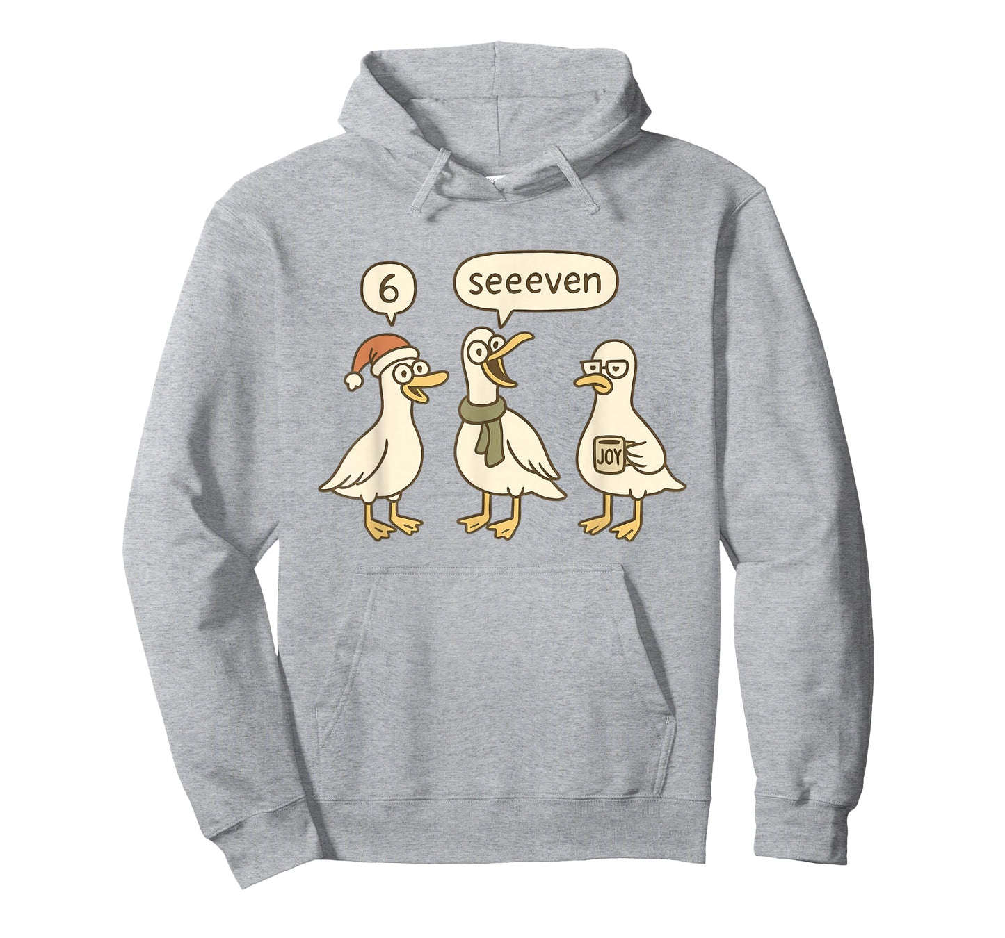 Women Funny 6 7 Christmas Teacher Holiday Geese Six Seven T-Shirt