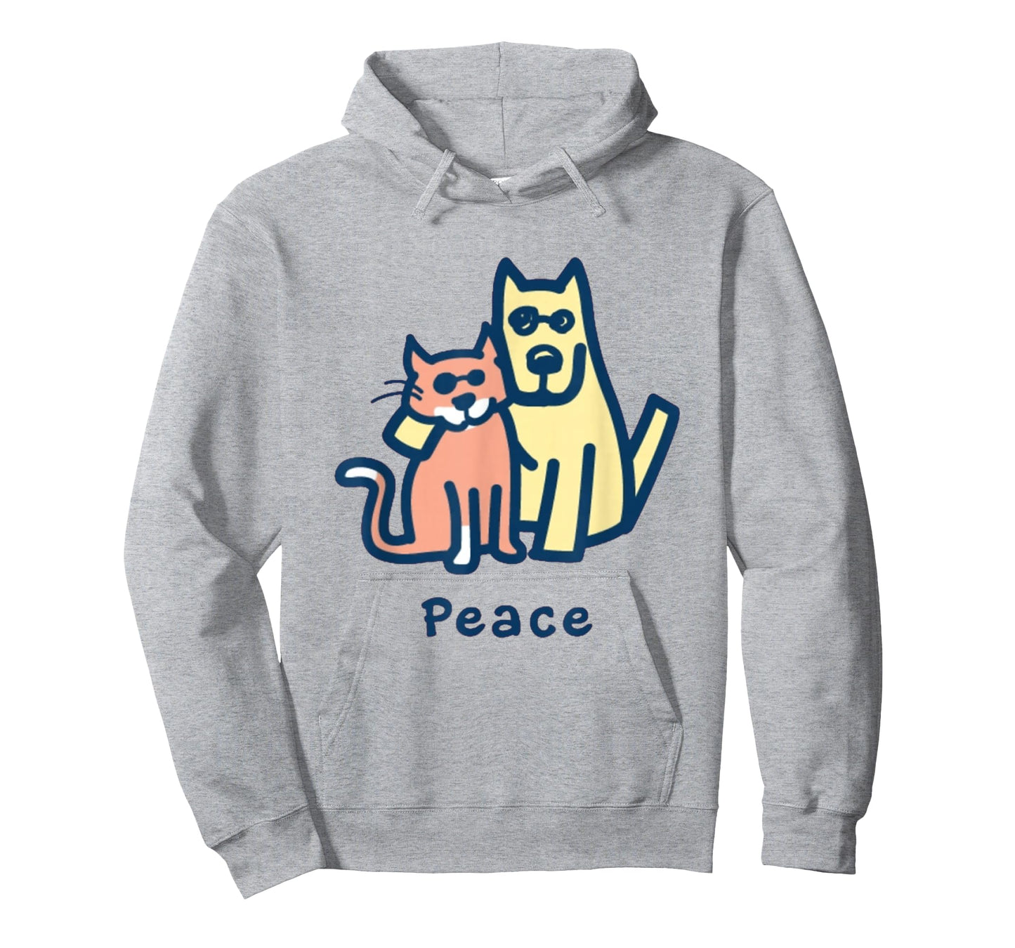 Cat Mom Dog Mom Peace Together I Love Pets Tshirt T-Shirt