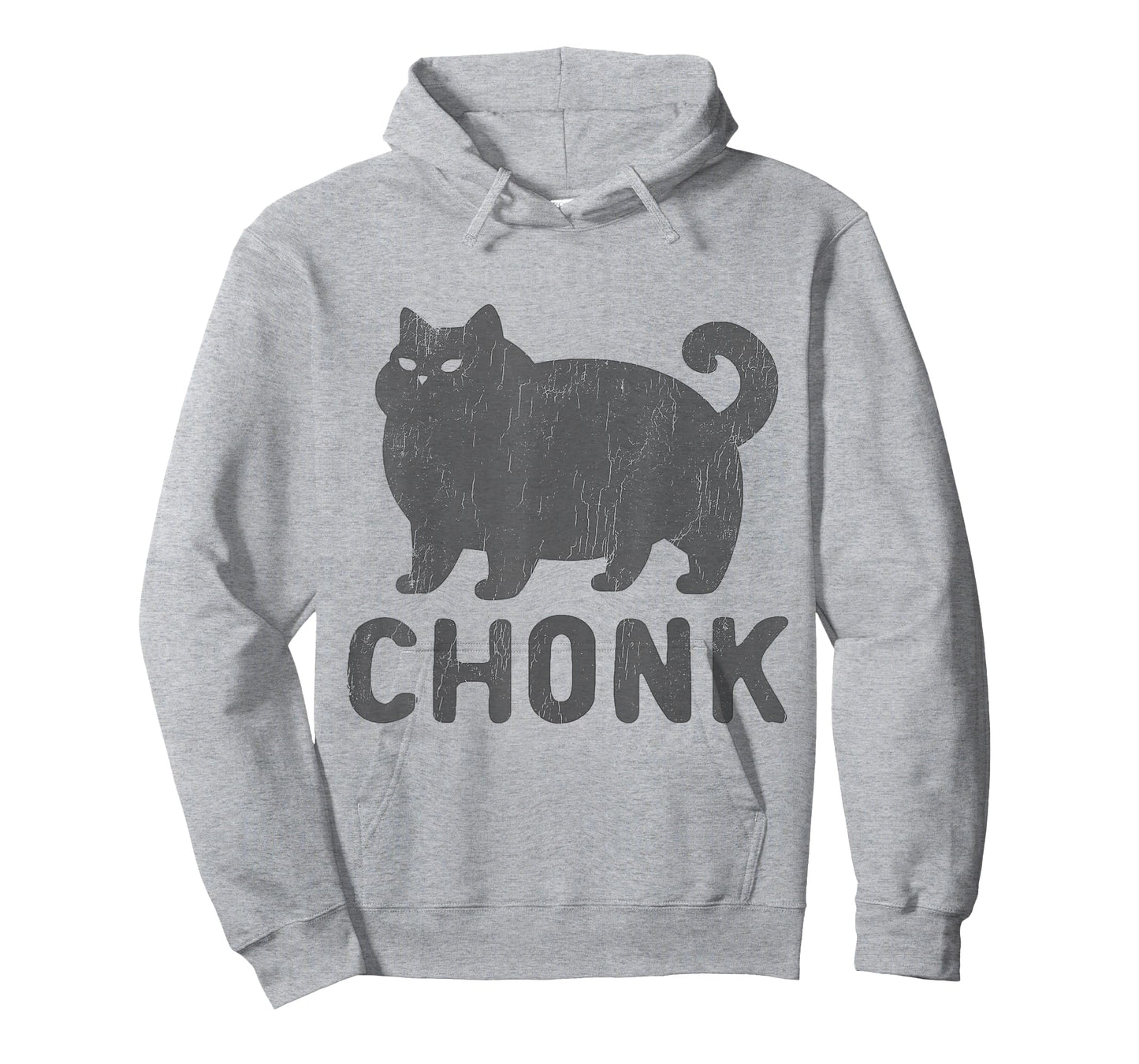 Chunk Black Cat Chubby Funny Chonky Meme Animal Cats Lover Men Women T-Shirt