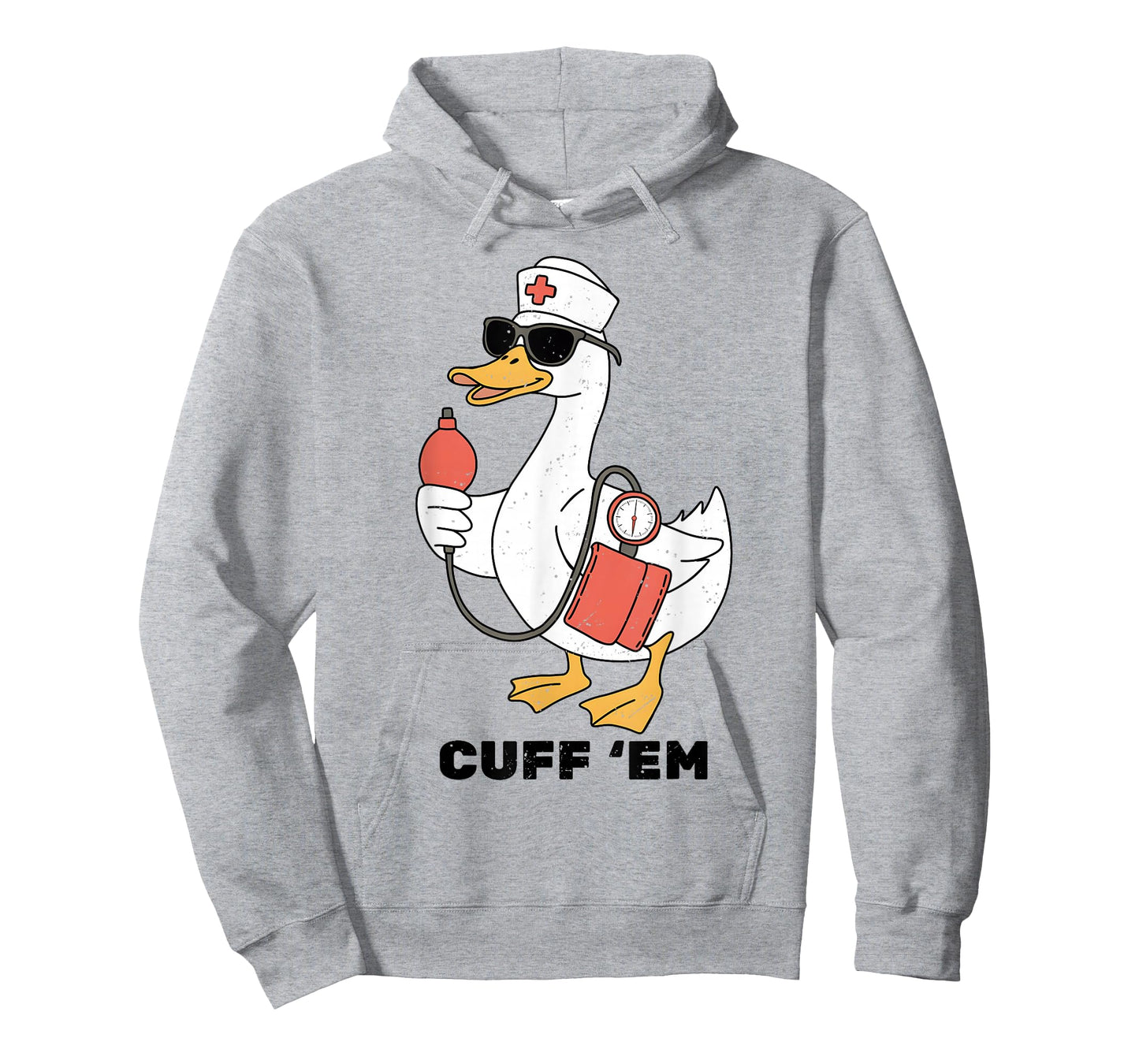 Cuff 'Em Goose Nurse Blood Pressure Nurselife Women Vintage T-Shirt
