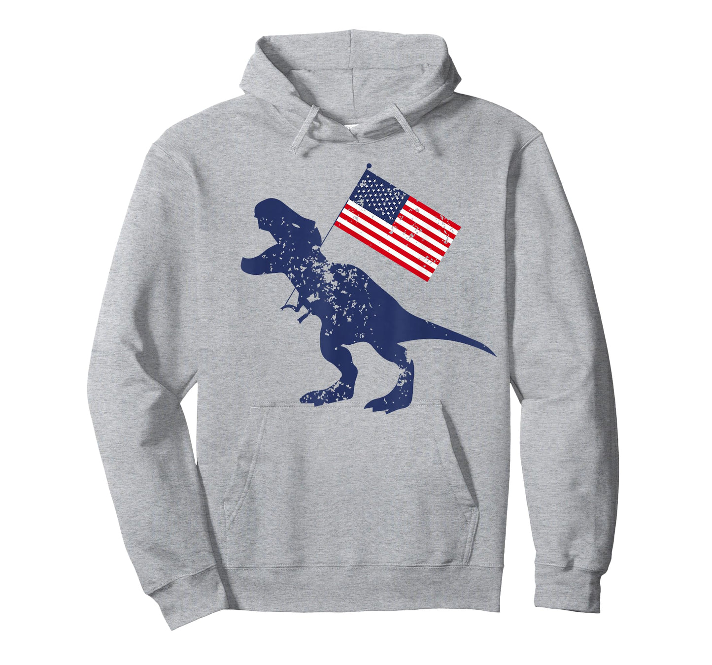 Awesome America American Dino Flag July 4th USA Dinosaur T-Shirt