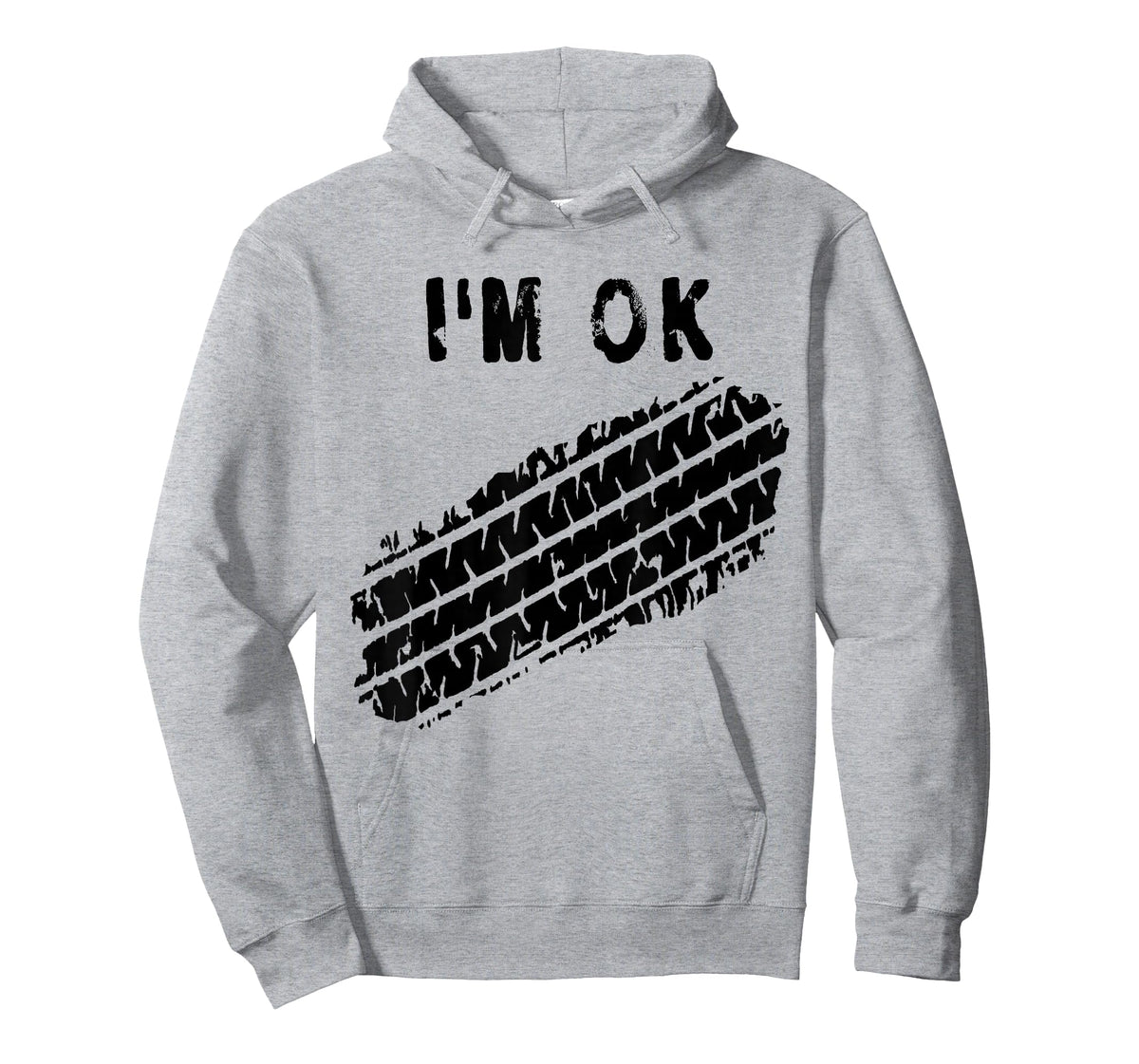 I'm OK Car Tire Track Funny Accident Stunt Recovery Joke T-Shirt