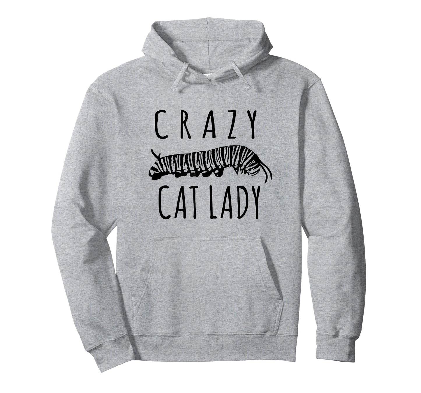 Crazy Cat Lady - Funny Monarch Caterpillar Gardener T-Shirt