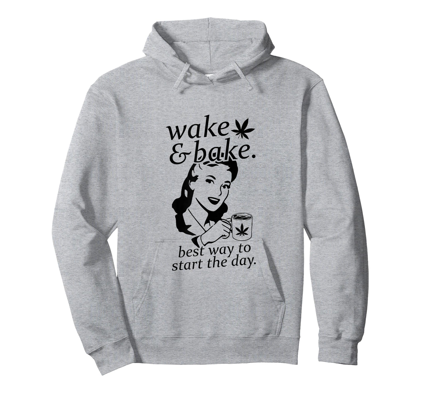 Funny Wake And Bake Marijuana Weed T-Shirt