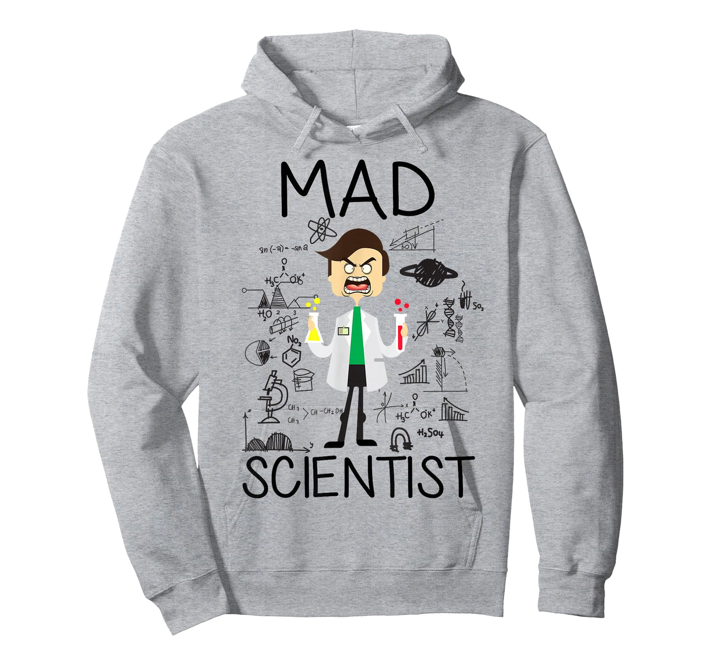 Mad Scientist Shirt Kids Boys Youth Funny Science Teacher T-Shirt
