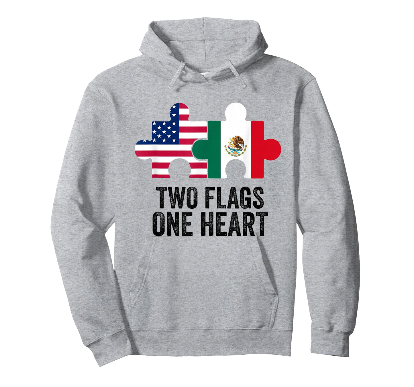 Mexican American Flag Love Proud Half Mexico USA Roots T-Shirt