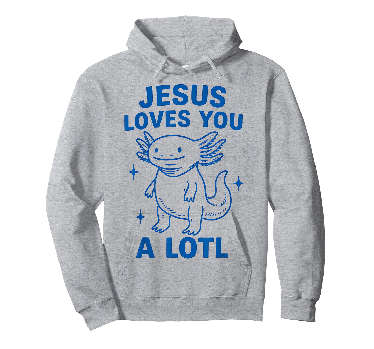 Jesus Loves You Funny Axolotl Christian Faith Kids Girls T-Shirt