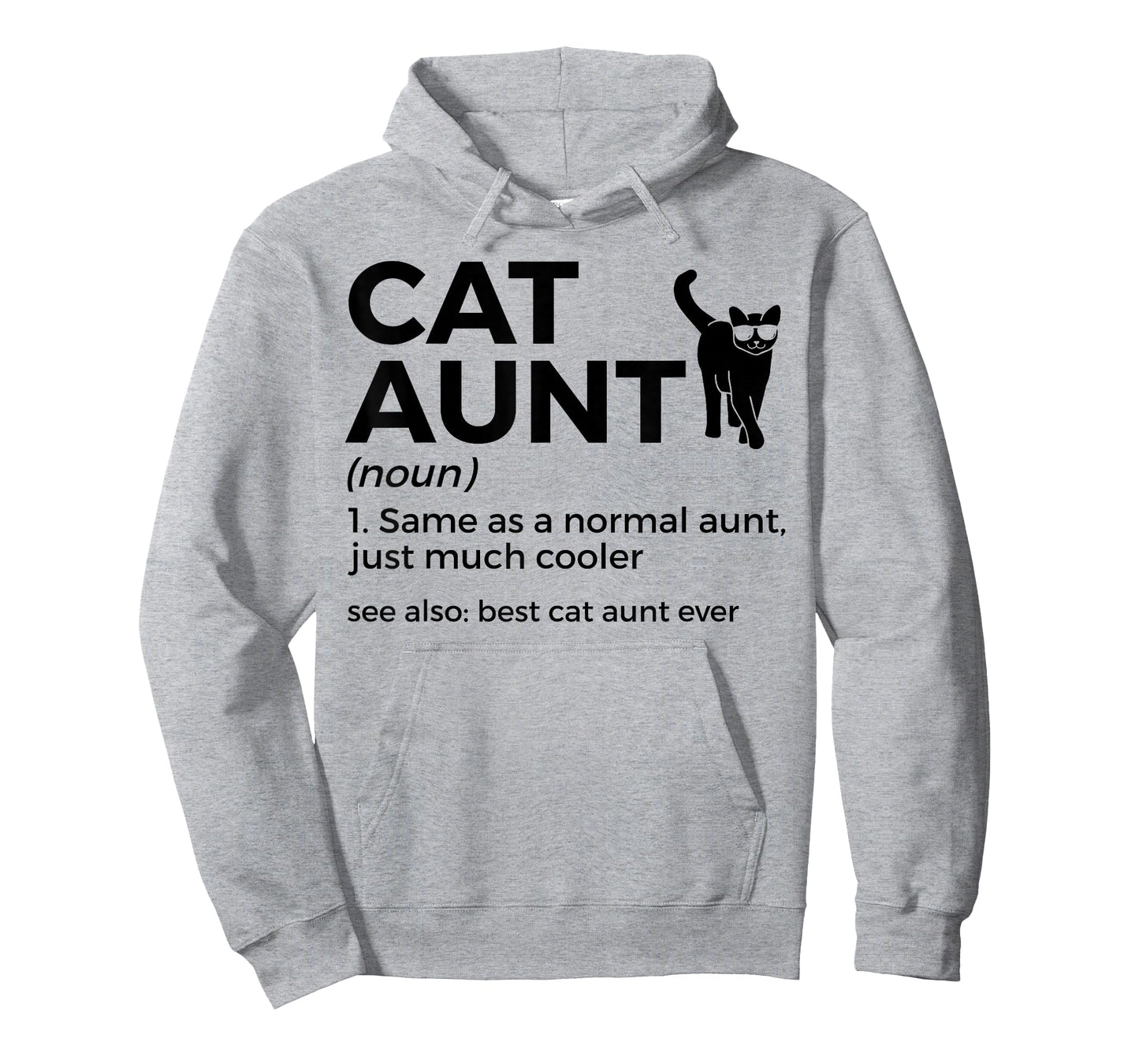 Cat Aunt Definition Best Cat Aunt Ever Funny Cat Lover T-Shirt