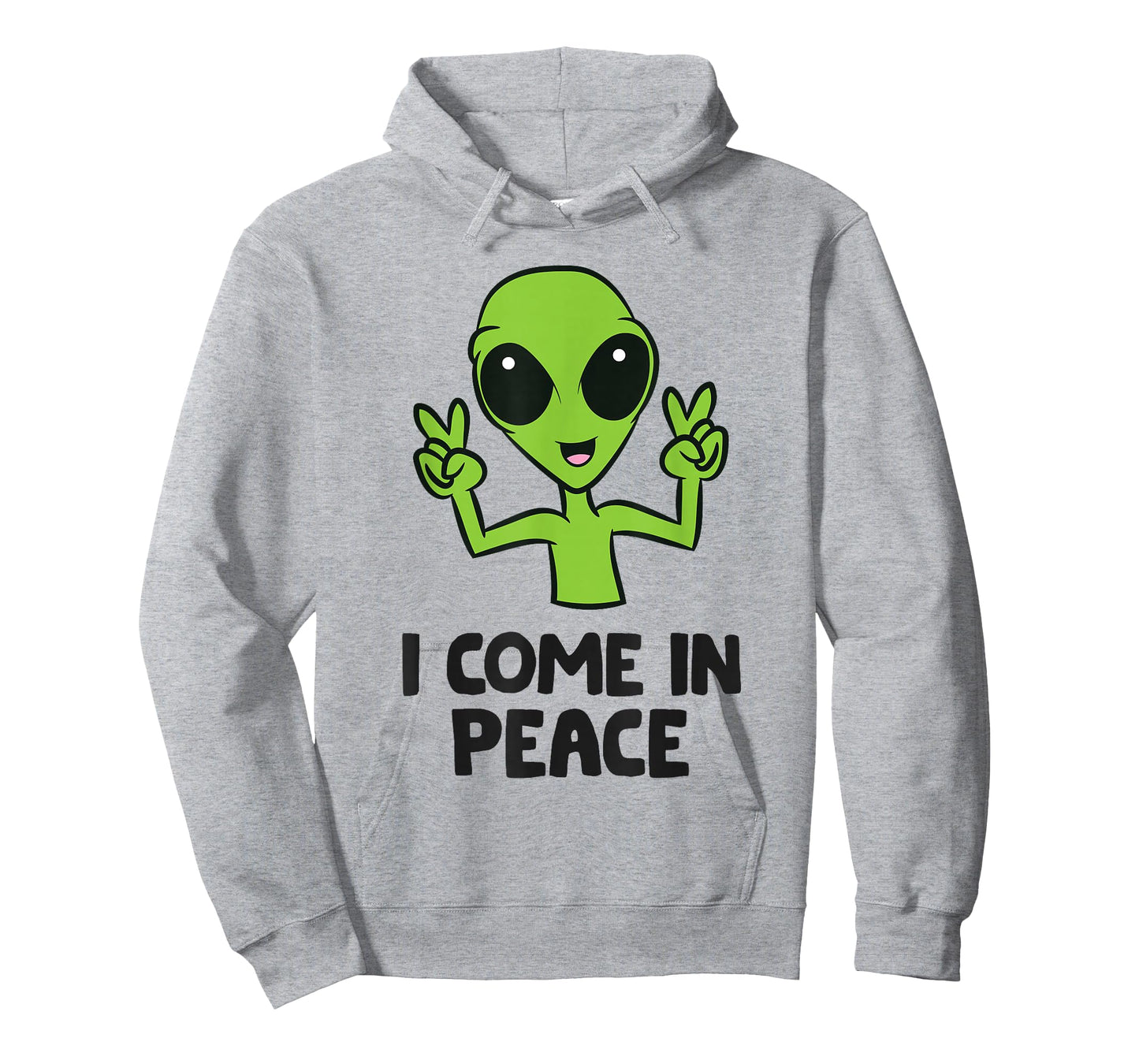 Alien I Come In Peace Space Rave EDM Music Alien T-Shirt