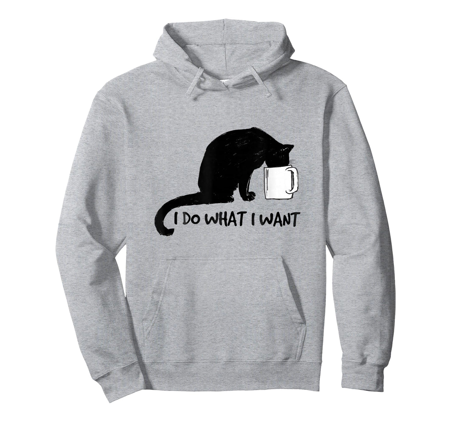 Black Cat Do What I Want Red Cup Funny My Cat T-Shirt