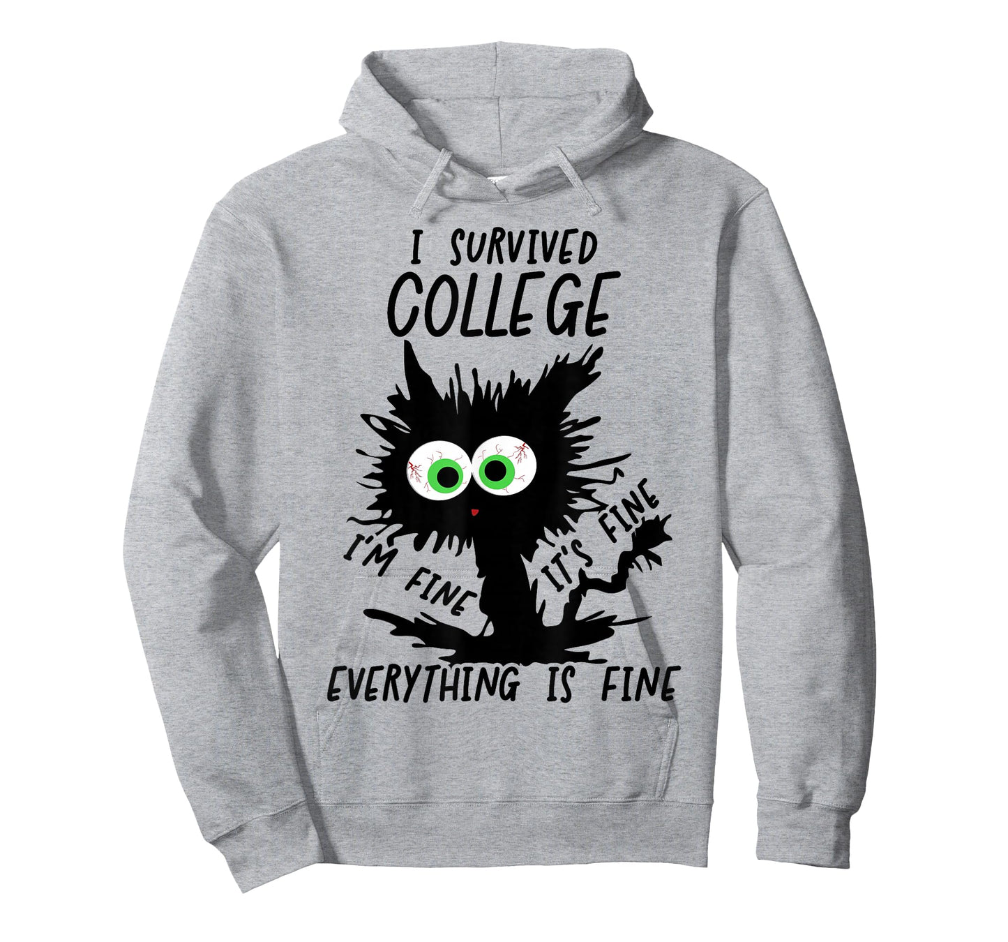 Funny College Grad 2026 I Survived College T-Shirt