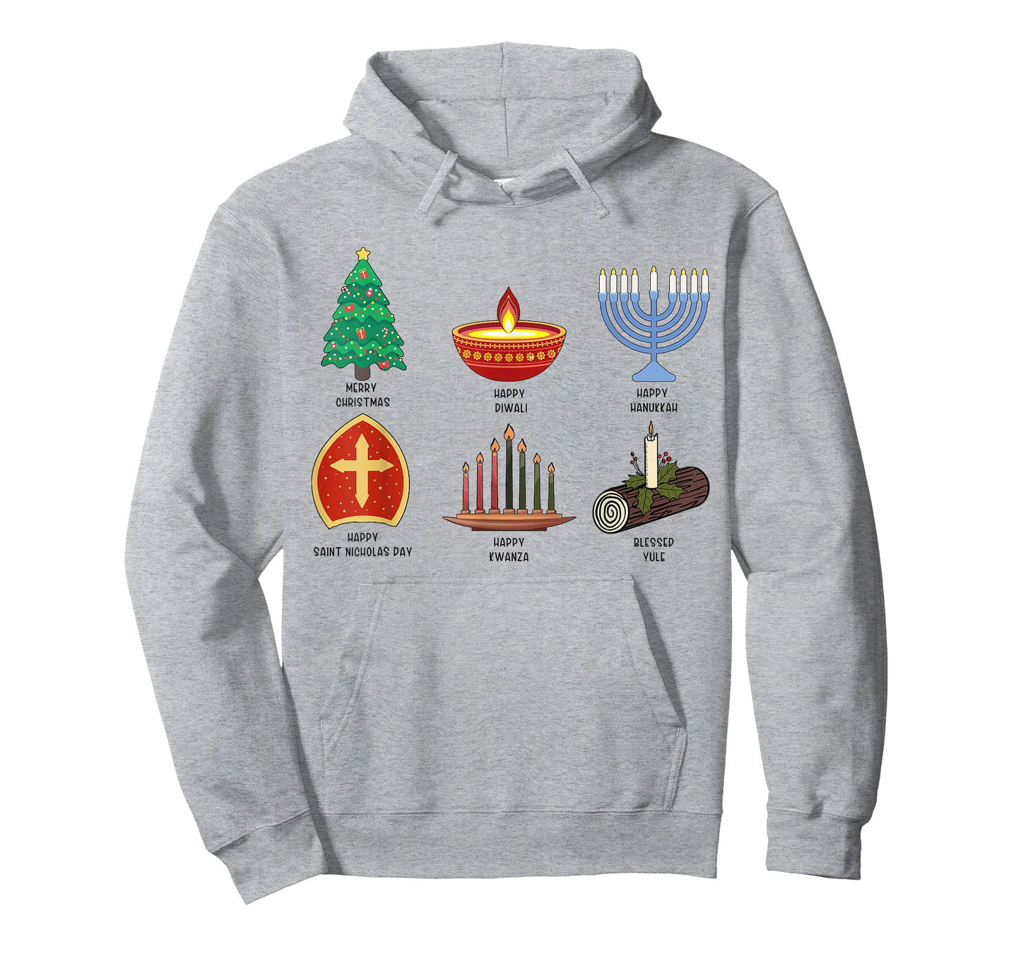 Happy Holidays Around The World Multicultural Celebration T-Shirt