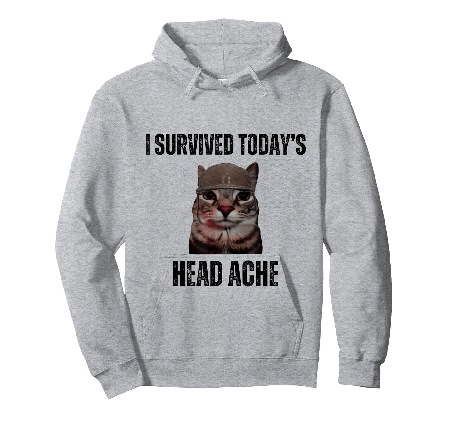 Funny I Survived Today's Head Ache Joke T-Shirt