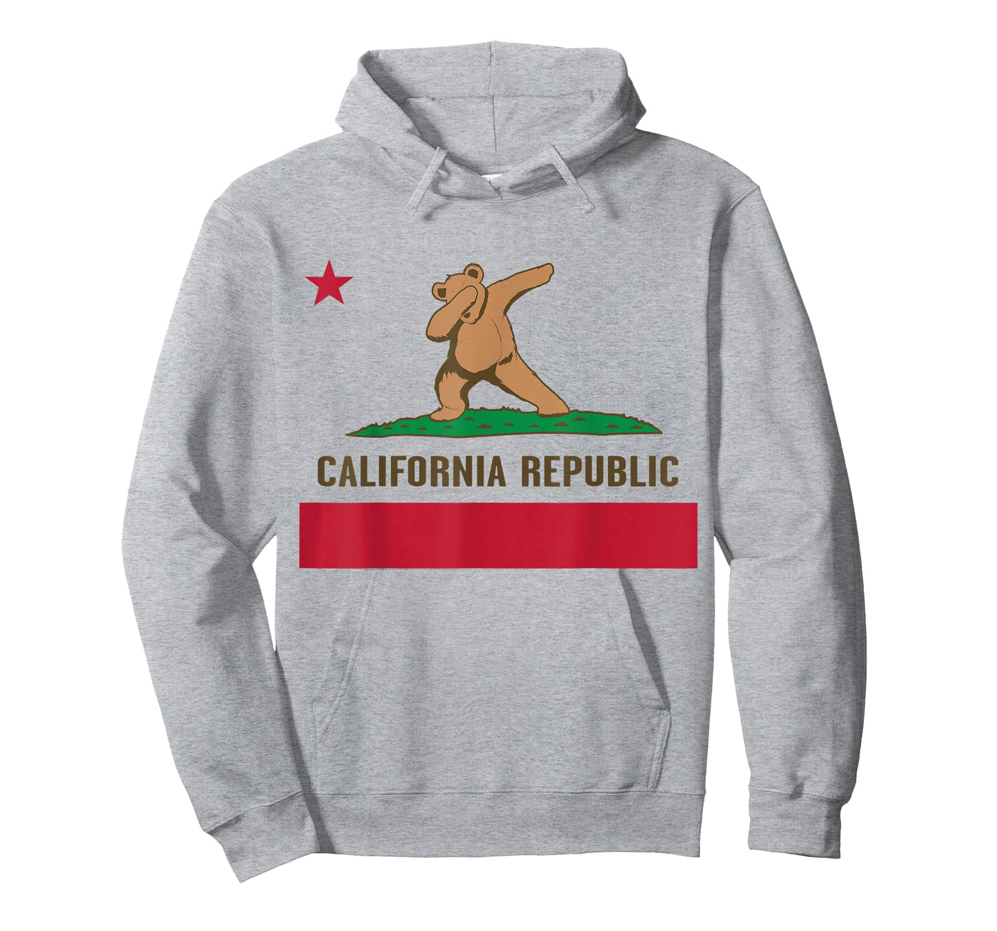 Dabbing California Bear Dab Flag T-Shirt