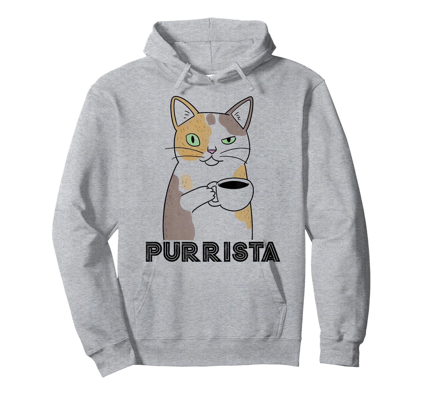 Coffee Cat | Purr-ista Barista | Funny Graphic T Shirt