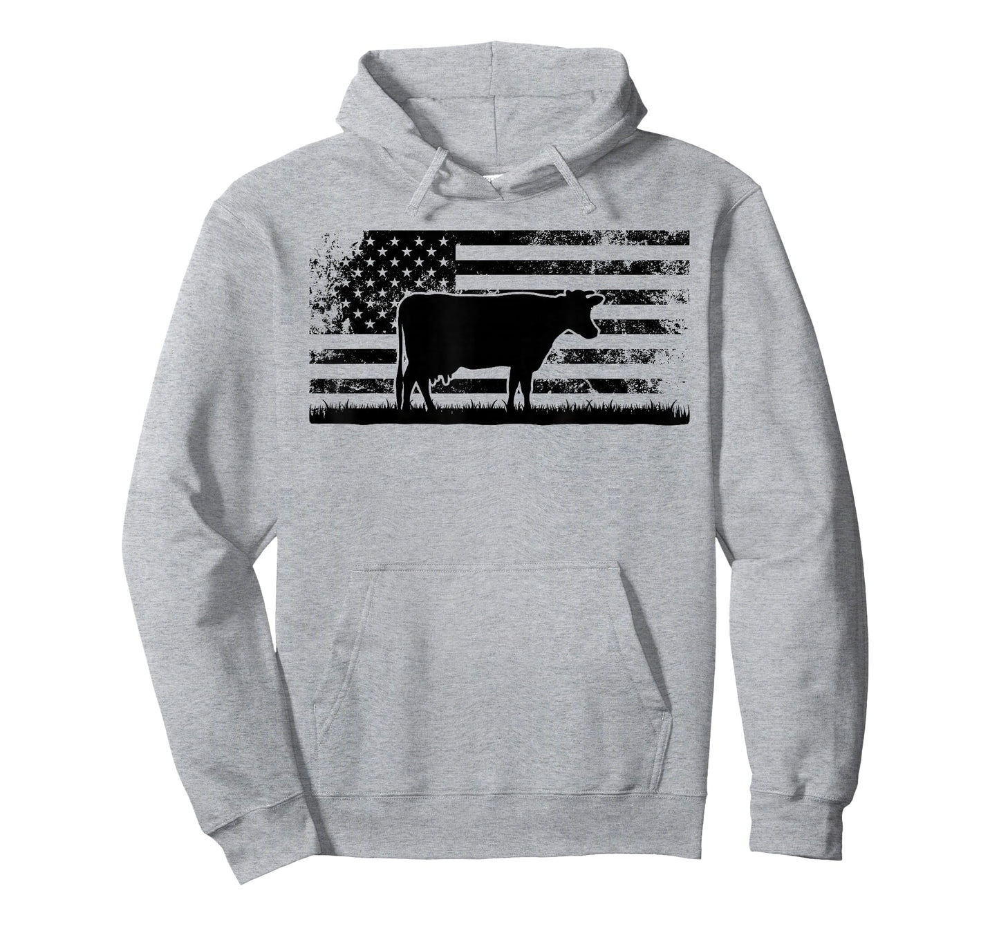 American Flag - Holstein Cow Rancher for Cattle Farmer T-Shirt