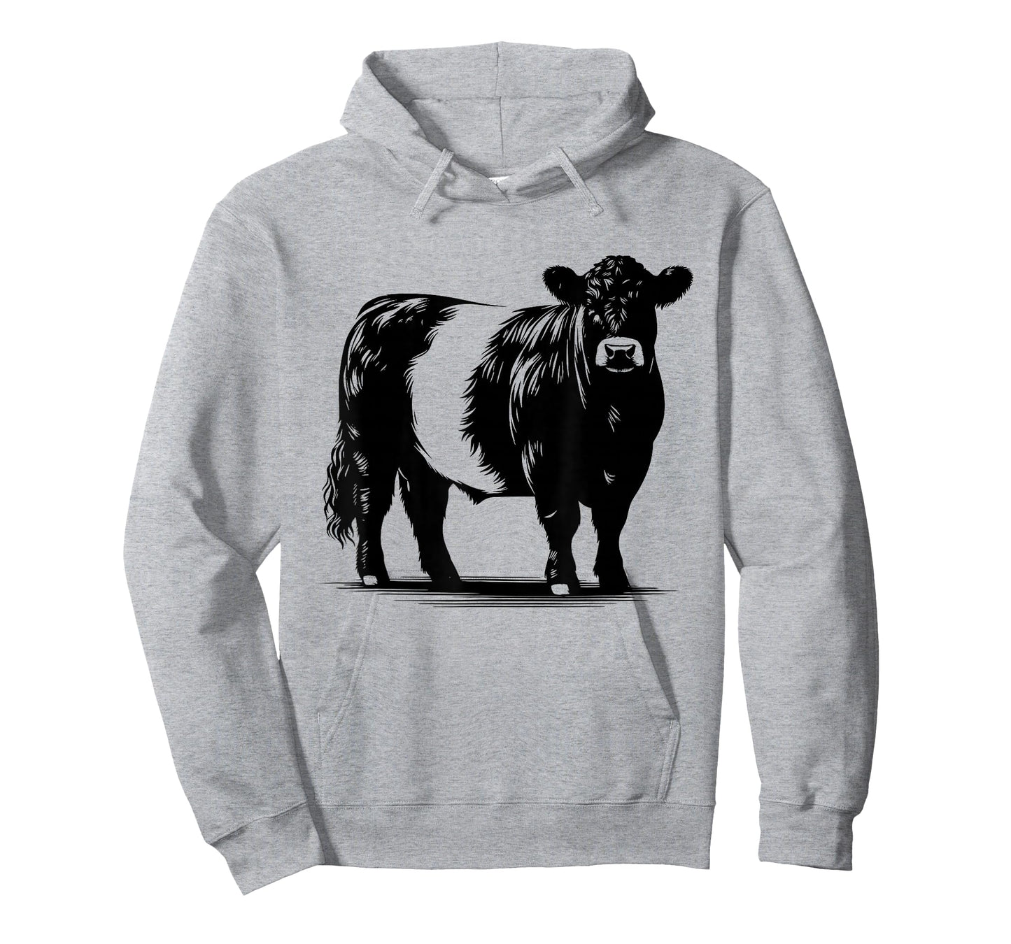 Cow Farmer Breeder - Monochromatic Belted Galloway Cattle T-Shirt